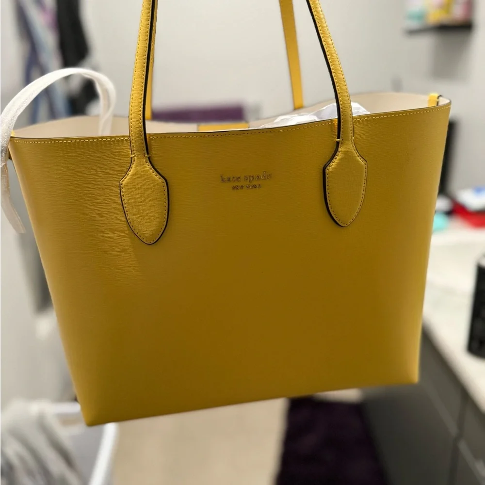 Kate Spade Mustard Yellow Tote - Picture 1 of 1